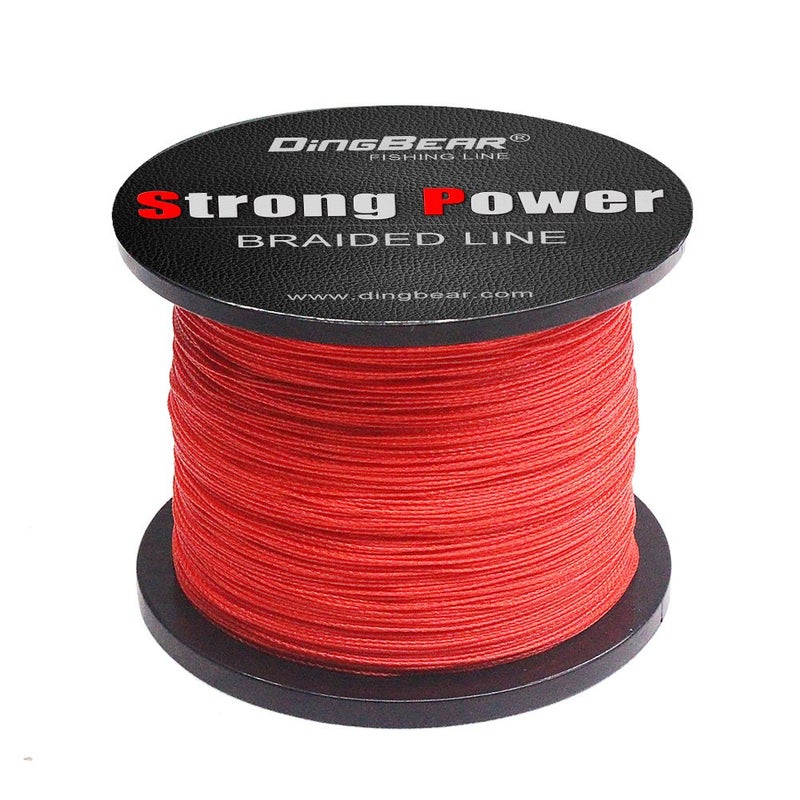 Dingbear 109Yd/100m 85LB/0.45mm Red Super Strong Pull Generic Braided Fishing Line Kite Line Woven Network Cable Cast Super Strength Fishing Lineâ€¦ - Image 2
